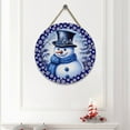 thumbnail image 4 of DefiDgd Christmas Snowman Wooden Hanging Sign for Front Door,Door Hanging Sign Winter Holiday Decor for Home Window Wall Farmhouse Indoor Outdoor, 4 of 7