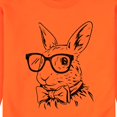 thumbnail image 3 of Instant Message - Bunny Bowtie - Men's Crew Neck Fleece Pullover, 3 of 7