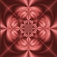 thumbnail image 1 of Ahgly Company Machine Washable Indoor Square Transitional Crimson Red Area Rugs, 4' Square, 1 of 7