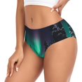 thumbnail image 2 of Fotbe Northern Lights 2 Calzones Estampados para Mujer – Ropa Interior de Algodón, Cómoda, Suave y Elástica-X-Small, 2 of 6