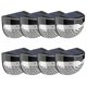 thumbnail image 2 of Fiudx Luces Solares para Cercas, Poste de Luz Solar Dusk Till Dawn, Lámpara de Jardín Impermeable Ip65, Ideal para Escaleras, Terrazas, Decoración de Exterior, Vida Útil de 10 000 H, Diseño Ecológico, 2 of 3