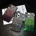 thumbnail image 2 of Compatible with iPhone 13 Pro Max Bling Case Cute Glitter Diamond for Women Girls Rhinestone Sparkle Shiny Crystal Bumper Luxury Protective Cover 3D Handmade Case for iPhone 13 Pro Max Purple, 2 of 9