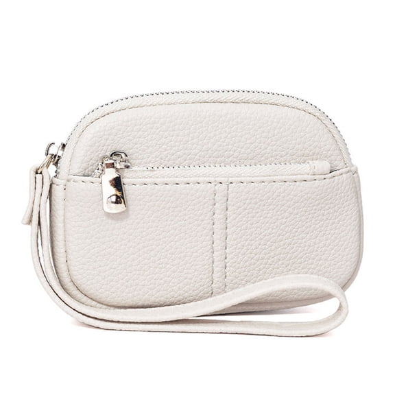 RFID-Blocking Wristlet Card Holder with Detachable Keychain, Zippered Coin Purse & Travel Wallet for Women