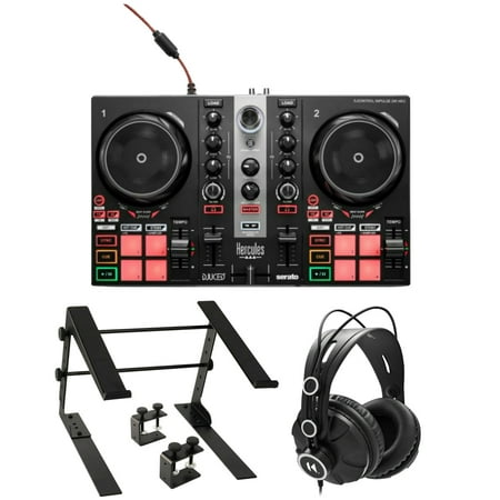 Hercules DJ Control Inpulse 200 MK2 2-Channel DJ Controller for Serato DJ Lite and Djuced Bundle