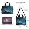 thumbnail image 3 of 16" Laptop Tote Bag Laptop Sleeve Case Computer Briefcase for Work & Travel Opened Book Pages, 3 of 8
