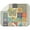 Bohemian, variant on Small Garden Floral Drying Pad Quick Dry Non-Slip Machine Washable Countertop Mat
