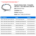 thumbnail image 2 of Negative Battery Cable - Compatible with 2015 - 2016 GMC Sierra 2500 HD, 2 of 2