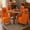 H, variant on Tepsmf Halloween Party Chair Covers Spooky Dining Seat Slipcovers Festive Stretch Protectors for Kitchen Home Holiday Decoration