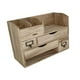 thumbnail image 5 of Organizador de escritorio con cajones de varias capas, rústico, portátil, para el hogar, la oficina, caja de almacenamiento, estante para carpetas., 5 of 8