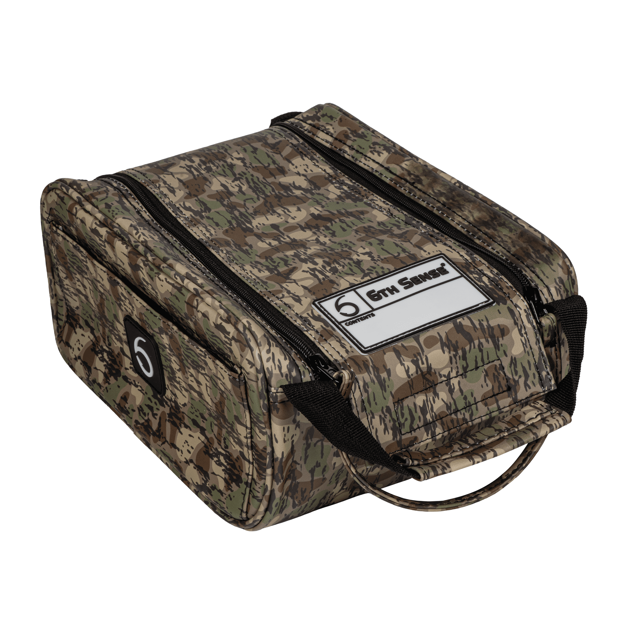 6th Sense Fishing Large Bait Bag, Dual-Zippered, Holds 15-20 Soft