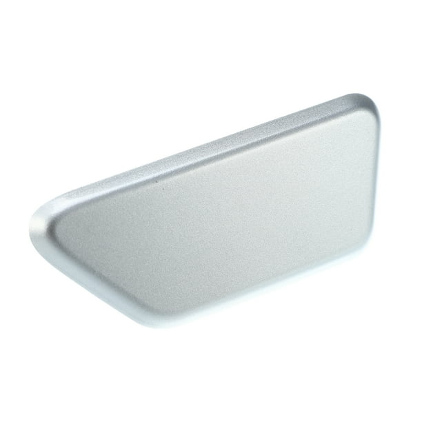 Tapa de la boquilla del limpiaparabrisas del parachoques delantero izquierdo para Mitsubishi Outlander MK3 2012-2015 No.8264A191HA - Paquete de 1 tono plateado