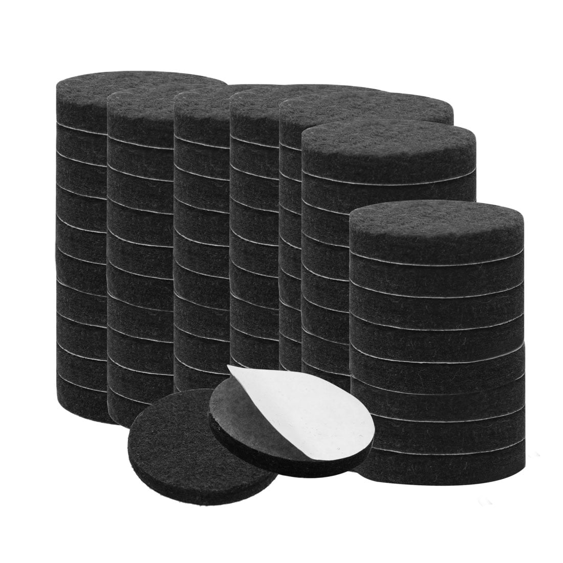 Furniture Felt Pads Round 7/8" Antiscratch for Furniture Black