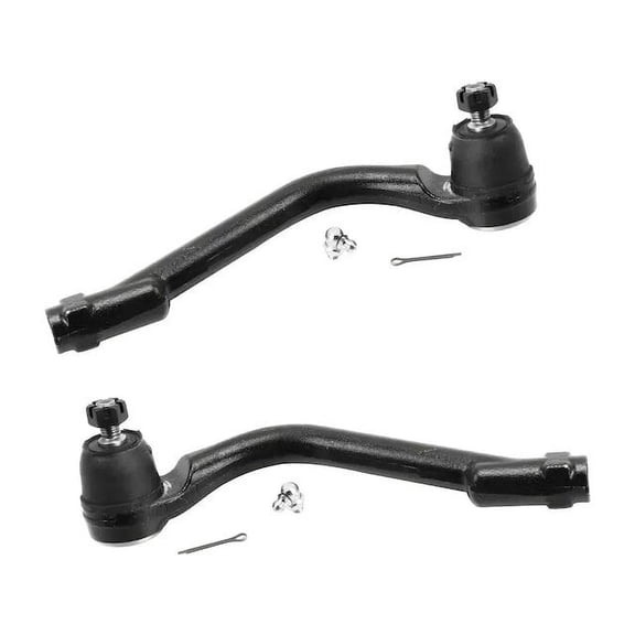 Front Outer Tie Rod Set - Compatible with 2013 - 2018 Hyundai Santa Fe Sport 2014 2015 2016 2017