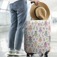 thumbnail image 2 of Colorful Fairy Flower Pattern Luggage Cover Fashion Suitcase Cover Baggage Covers Fit 25-28 Inch Luggage (Go Travel), 2 of 5