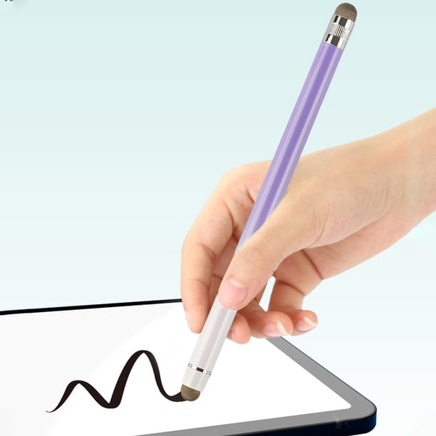 Amzcrzy Electrónica para hombres Organizador de electrónica Cámara digital Lápiz capacitivo con punta de fibra plateada degradada para pantallas, teléfonos móviles y tabletas. También se puede usar p