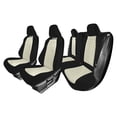 thumbnail image 1 of For Toyota Corolla 2020-2024 FH Group Custom Fit Neoprene Car Seat Covers Waterproof Beige - Full Set, 1 of 9