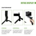 thumbnail image 4 of OULII smartphone tripod mount Black Plastic Compact for Live Streaming 1 Set, 4 of 8