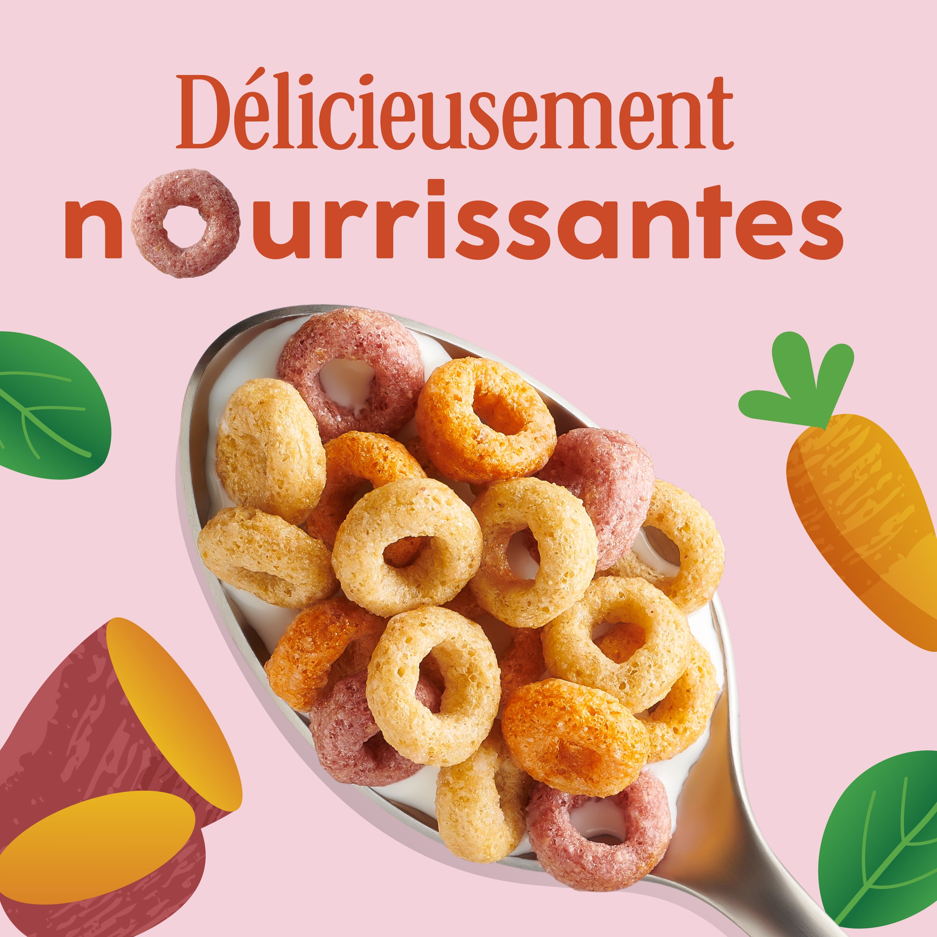 Cheerios Veggie Blends Apple Strawberry, Whole Grains, 300g, 300 g