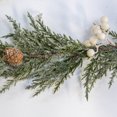 thumbnail image 5 of Luoshdecor Christmas Sonw Pine Garlands , Artificial Greenery Garland with White Berries Pinecone for Mantle, Wall, Table, Home Xmas Holiday Decor 5.9 ft, 5 of 5