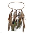 thumbnail image 1 of Diadema Hippie India YONGSHENG Diadema de Plumas de Pavo Real Tocado de Plumas para niñas y Mujeres, 1 of 4
