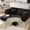 Black, variant on Convertible Sleeper Sofa Bed, Corduroy Folding Boneless Couch with Fixed-Shape Frame, Futon Couch Lounge Loveseat with Pull Out Bed for Living Room Bedroom Lounge Studio