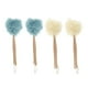 thumbnail image 1 of Paquete de 4 puff de ducha de baño con cepillo de malla de mango largo de 14.2 Yuyangstore Puff de ducha 14 pulgadas, 1 of 8