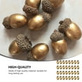 thumbnail image 4 of Shisuyan Simulation de Glands Mousse Dorée 50 Pcs 1.4X1X1In, 4 of 8