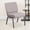 Gray Dot Fabric/Silver Vein Frame, variant on Emma + Oliver 21"W Church Chair, Gray Dot Fabric Book Rack/Silver Vein Frame