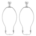 thumbnail image 1 of Kit de arpa de lámpara de 8 pulgadas Uxcell con soporte de pantalla de lámpara cromo, 2 juegos, 1 of 6