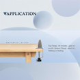 thumbnail image 4 of Sneeze Guard Clamp Bracket Desk Partition Clamp Support for 1/8" to 1" Thick Acrylic Panels Adjustable C Shape Clamp, 4 of 5