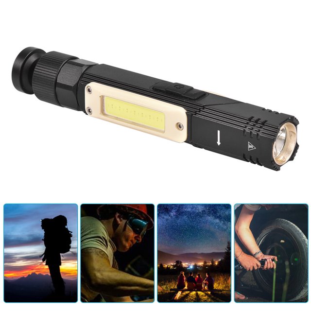 Antorcha linterna ANGGREK Robusta cabeza plegable 90 grados Rotación 360 grados