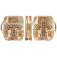 thumbnail image 2 of ZUXONGSY Cross Daisy Print Bible Cover for Women Quilted Bible Carrying Case Scripture Bag with Handle Journal Case for Essentials, 2 of 7