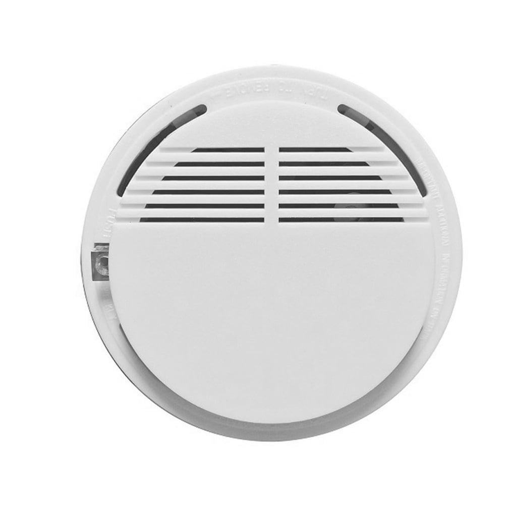 Fire Alarm Detector Independent Photoelectric Smoke Sensor Remote Alert 