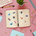 thumbnail image 5 of LUUFILx 50pcs Adorable Fox Fall Animal Autumn Stationery Sticker Water Bottle Laptop Scrapbooking Kids DIY, 5 of 7