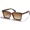 thumbnail image 2 of Gafas de Sol SOJOS de Tendencia Polarizadas Cuadradas SJ2387 Carey, 2 of 6