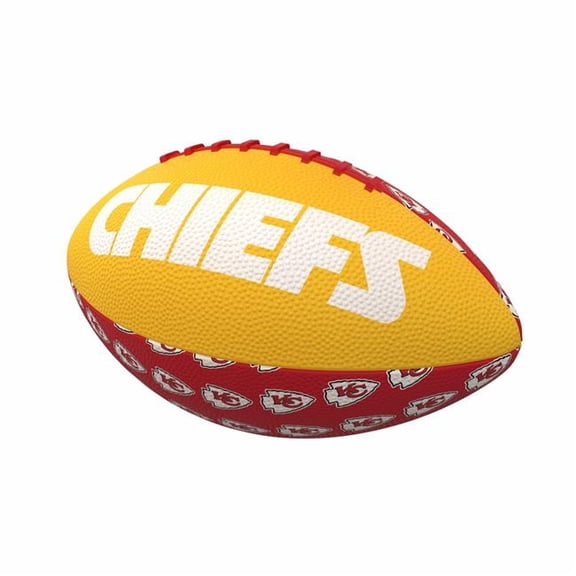 Kansas City Chiefs Mini Football, Rubber Multi-color