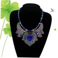 thumbnail image 3 of VERDANVERSE Collar Bohemio Hecho A Mano Collar Bib Étnico Para Mujer Regalo Ideal Y, 3 of 6