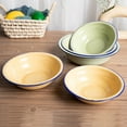 thumbnail image 1 of Bowl Durable Vintage Enamel Multifunctional Soup Plate for Kitchen, 1 of 7