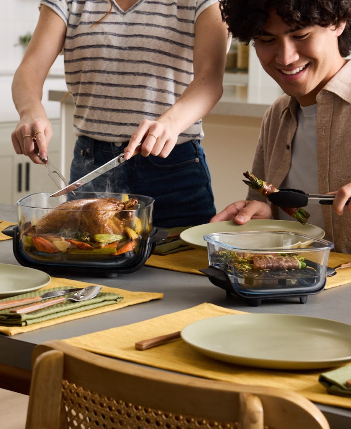 4 - in - 1 Portable Glass Air Fryer Cooking System