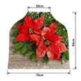 thumbnail image 2 of PKQWTM Beautiful Christmas Tree Branch Red Poinsettia Flower Nursing Cover Baby Breastfeeding Infant Feeding Cover Baby Car Seat Cover, 2 of 2