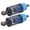 Blue, variant on Nieyigj 2Pcs 63mm / 2.5 inches Metal RC Shock Absorber Damper Upgrade Parts Compatible with TRAXXAS SLASH 2WD Remote Control Vehicles, Silver Edition Aluminium Alloy Replacement Accessories