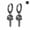 Cross earrings a pair, variant on Wire-Wrapped Cross Hoop Drop Earrings Titanium Steel Non-Pierced Ear Clips Hypoallergenic Vintage Punk Jewelry for Men and Women, Daily Streetwear & Couples Fashion