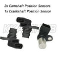 thumbnail image 3 of 2x Camshaft Position +1x Crankshaft Position Sensor PC585+PC699 for Volvo C30, 3 of 7