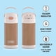 thumbnail image 2 of Botella con Pajita THERMOS FUNTAINER Acero Inoxidable 12 Onzas Glitter Dorado Rosa, 2 of 3
