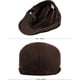 thumbnail image 5 of BRILLAR Boina Vintage Transpirable para Hombres y Mujeres - Gorra de Conducción Ajustable para Golf, Gorra Ivy Estilo Gatsby - Perfecta para Primavera, Verano y otoño, 5 of 5