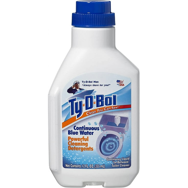 Ty-D-Bol Eco-Friendly In Tank Blue Liquid Toilet Bowl Cleaner - 12 fl oz,  Automatic Cleaning, Deodorizing, Prevents Limescale & Rust Stains in the Toilet  Bowl Cleaners department at