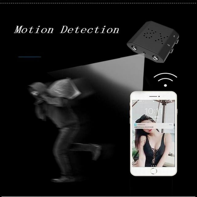 1080P HD Mini Cámara de Detección de Movimiento DV Video Recorder IR-CUT de Visión Videocámaras Pequeñas Grabación en Bucle Espiar Cam