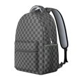 thumbnail image 2 of Gray Checkerboard Backpack for School,Cute School Bag,Schoolbag with Adjustable Shoulder Straps & Padded Back,15.3"x11"x7.1".﻿, 2 of 6