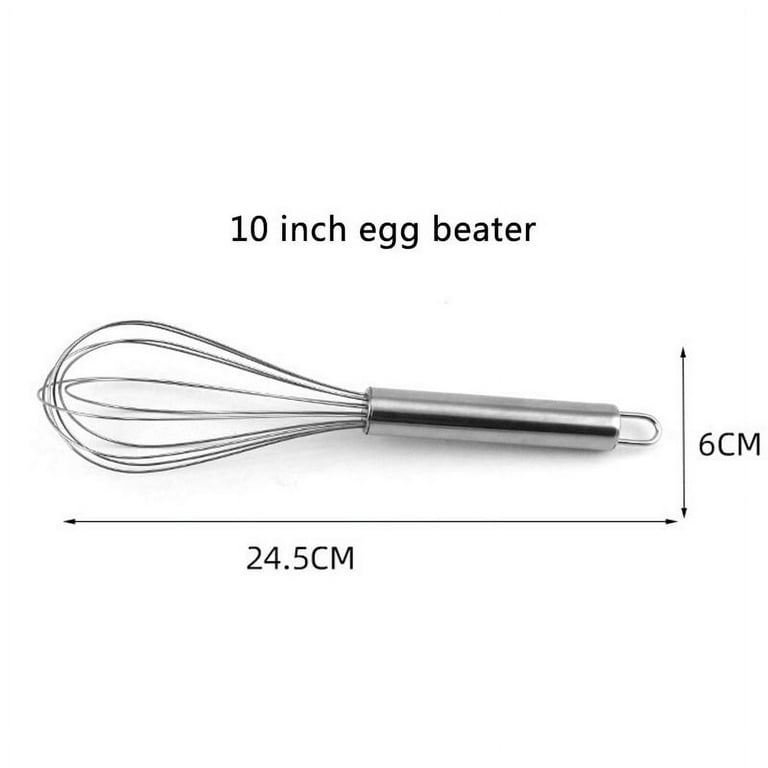 FGKEIUX Whisks for Cooking, 2 Pack Stainless Steel Whisk for Blending, Whisking, Beating and Stirring, Enhanced Version Balloon Wire Whisk Set