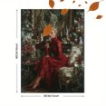 thumbnail image 3 of Elegant Lady with Wine Canvas Print Wall Art for Living Room Bedroom Dining Room Hotel Lobby Luxury Home Decor, 3 of 8